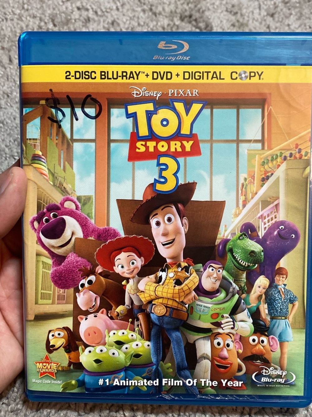 Disney Pixar Toy Story 3 - Blu-ray + DVD + Digital Copy (Blue)